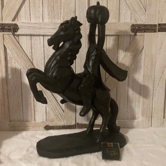Spooky Night Other - Halloween Headless Horseman Statue